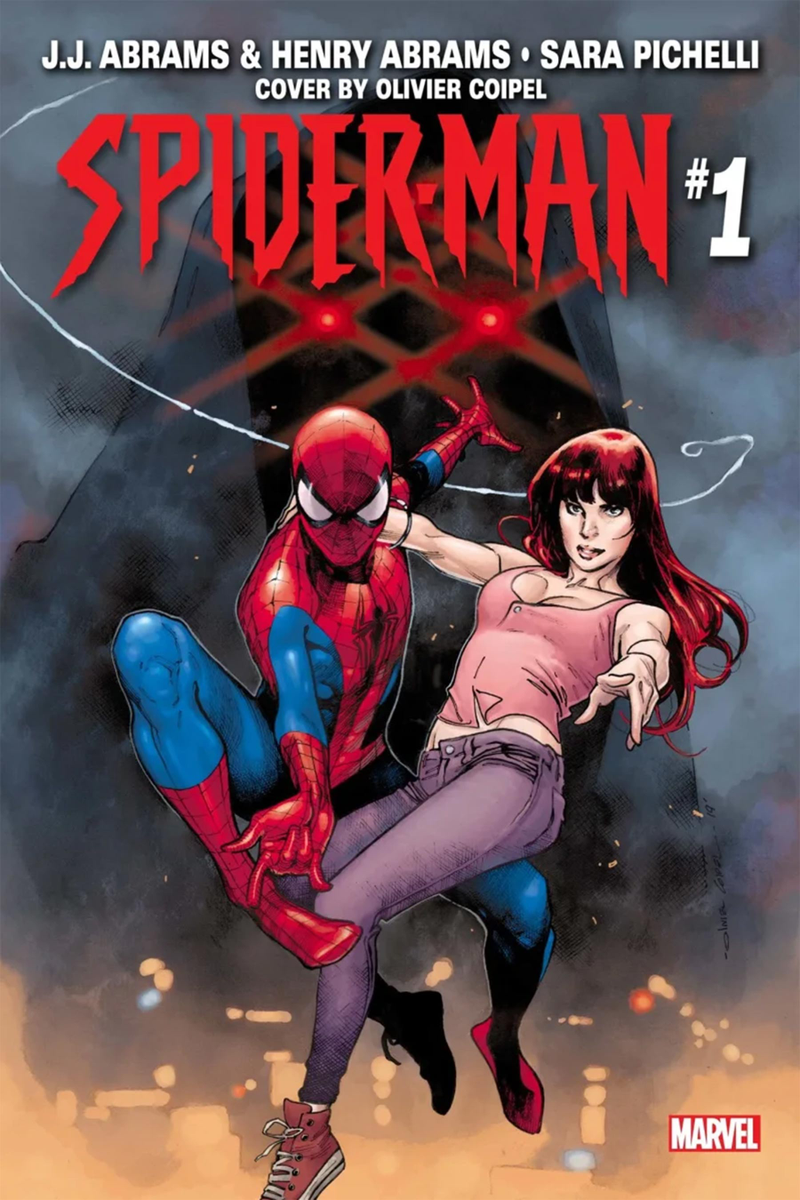 The cover of Spider-Man #1.